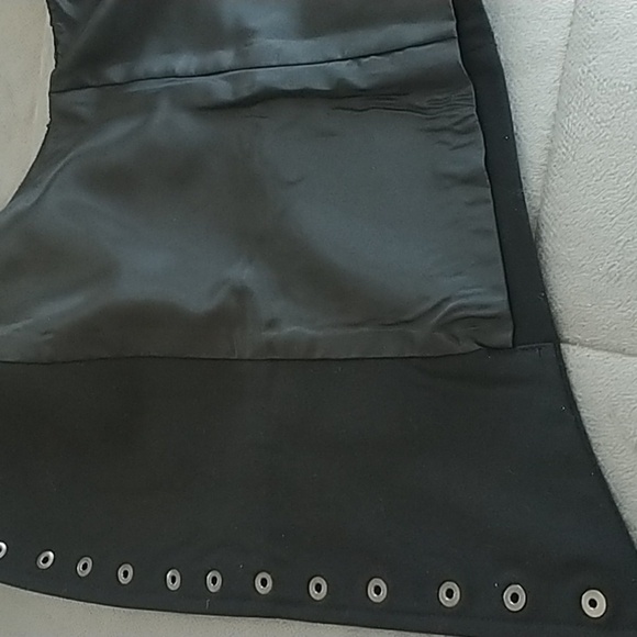 Alberto Makali Black Studded Open Front Vest M - Picture 7 of 11